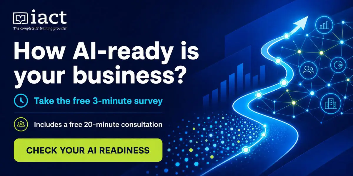 How AI-ready is your business? Take the free 3-minute survey. Includes a free 20-minute consultation.