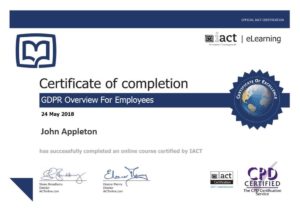 IACT Certification